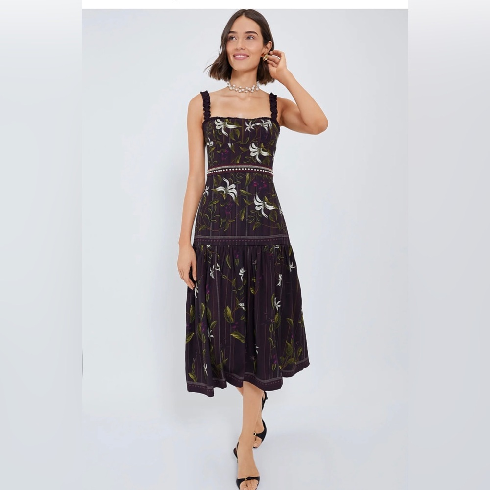 Agua Bendita Cafe Nispero Dress